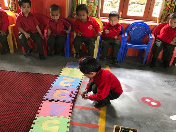 Nursery Numbers Ladder